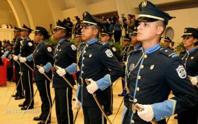 Acto de la Vigésima Promoción de Damas y Caballeros Cadetes de la Academia de Policía "Walter Mendoza Martínez"