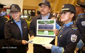 Acto de la Vigésima Promoción de Damas y Caballeros Cadetes de la Academia de Policía "Walter Mendoza Martínez"