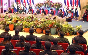 Acto de la Vigésima Promoción de Damas y Caballeros Cadetes de la Academia de Policía "Walter Mendoza Martínez"