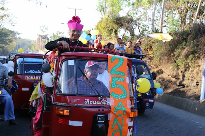 Ticuantepe honra a Monseñor Leopoldo Brenes, su Hijo Dilecto