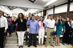 CSE juramenta a autoridades locales electas en Managua, León, Chinandega y IV Región