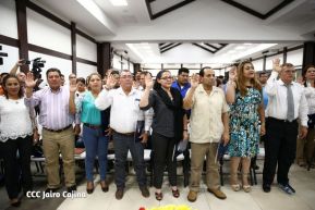 CSE juramenta a autoridades locales electas en Managua, León, Chinandega y IV Región