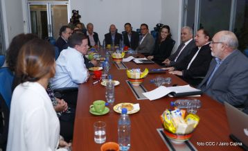 Daniel se reúne con empresarios y productores de azúcar  que participan en la Semana Bonsucro 2018