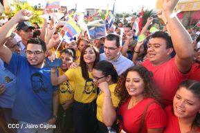 Así se conmemoró desde Nicaragua el 4F