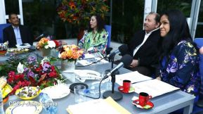 Daniel y Rosario sostienen encuentro con nuevos directivos de Amcham