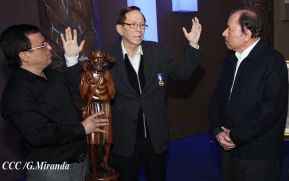 Acto de entrega de la ciudadanía nicaragüense y de la Orden Rubén Darío al pastor David Spencer