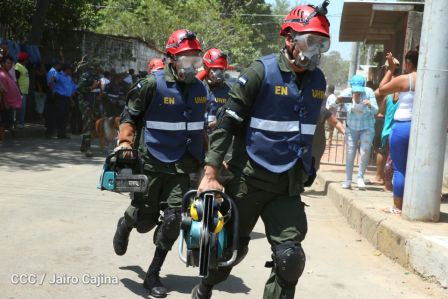 Nicaragua realiza primer Ejercicio Nacional Multiamenazas