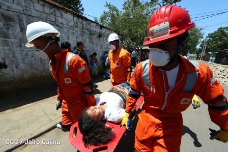 Nicaragua realiza primer Ejercicio Nacional Multiamenazas