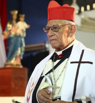 Celebran 50 años de vida episcopal del Cardenal Miguel Obando