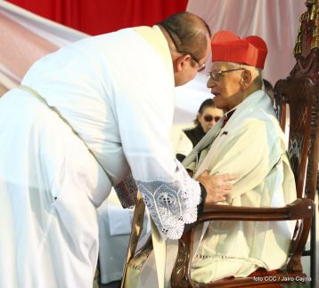 Celebran 50 años de vida episcopal del Cardenal Miguel Obando