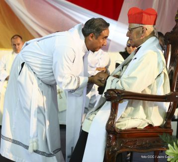 Celebran 50 años de vida episcopal del Cardenal Miguel Obando