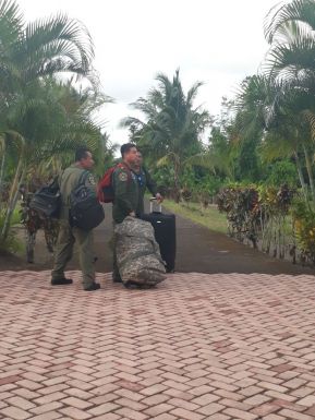EN FOTOS: Ejército de Nicaragua trabaja para sofocar incendio en Indio Maíz