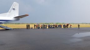 EN FOTOS: Ejército de Nicaragua trabaja para sofocar incendio en Indio Maíz