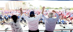 Miles claman por la Paz y la No Violencia