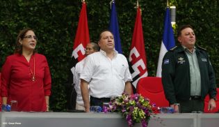 Comandante Daniel preside acto 34 Aniversario del Ministerio de Gobernación