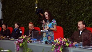 Comandante Daniel preside acto 34 Aniversario del Ministerio de Gobernación