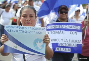 Miles claman por la Paz y la No Violencia