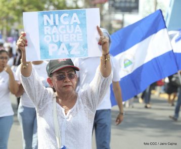 Miles claman por la Paz y la No Violencia