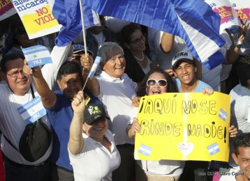 Miles claman por la Paz y la No Violencia