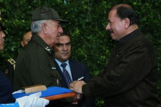 Comandante Daniel preside acto 34 Aniversario del Ministerio de Gobernación