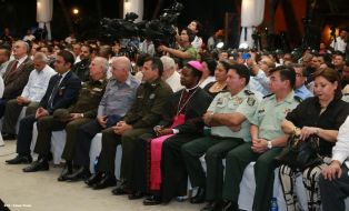 Comandante Daniel preside acto 34 Aniversario del Ministerio de Gobernación