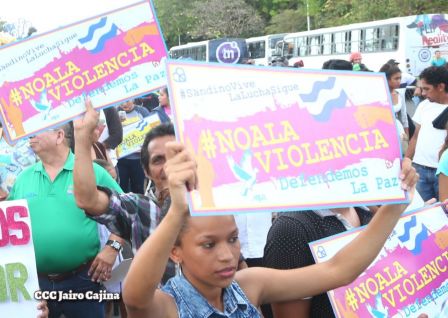Miles piden por la Paz y el Diálogo en Nicaragua