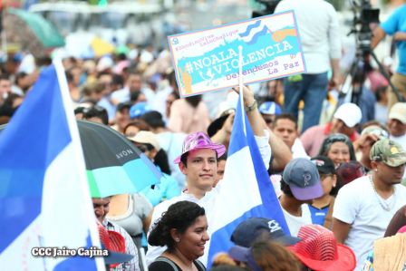 Miles piden por la Paz y el Diálogo en Nicaragua