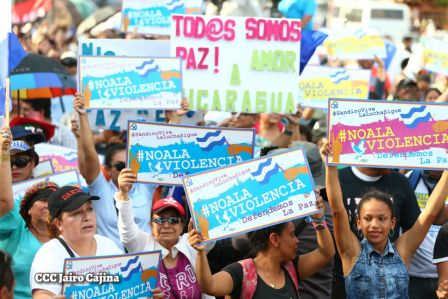 Miles piden por la Paz y el Diálogo en Nicaragua
