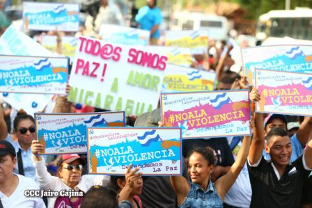 Miles piden por la Paz y el Diálogo en Nicaragua
