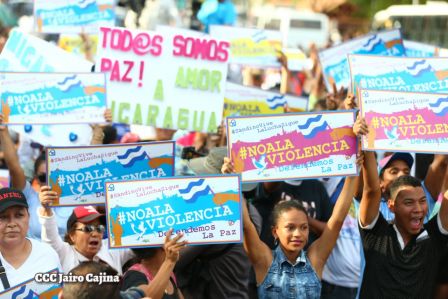 Miles piden por la Paz y el Diálogo en Nicaragua
