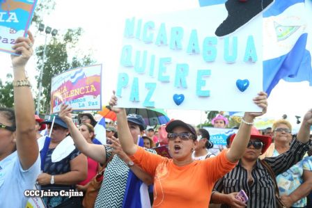 Miles piden por la Paz y el Diálogo en Nicaragua