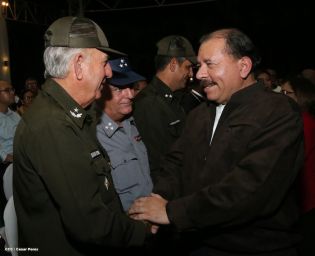 Comandante Daniel preside acto 34 Aniversario del Ministerio de Gobernación