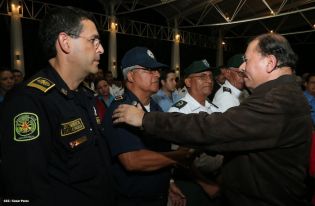 Comandante Daniel preside acto 34 Aniversario del Ministerio de Gobernación