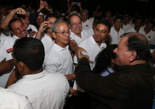 Comandante Daniel preside acto 34 Aniversario del Ministerio de Gobernación