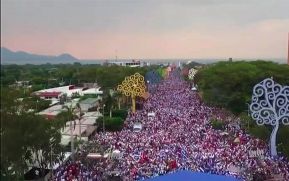 Así se vivió en Nicaragua el Canto por la Paz y el Cariño