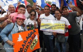 Así se vivió en Nicaragua el Canto por la Paz y el Cariño