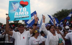 Así se vivió en Nicaragua el Canto por la Paz y el Cariño