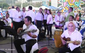 Así se vivió en Nicaragua el Canto por la Paz y el Cariño