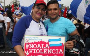 Así se vivió en Nicaragua el Canto por la Paz y el Cariño