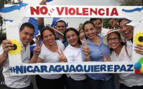 Así se vivió en Nicaragua el Canto por la Paz y el Cariño