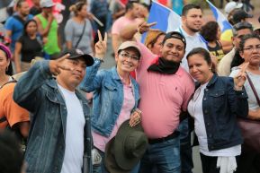 Así se vivió en Nicaragua el Canto por la Paz y el Cariño