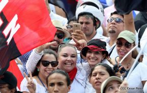 Así se vivió en Nicaragua el Canto por la Paz y el Cariño
