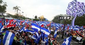 Así se vivió en Nicaragua el Canto por la Paz y el Cariño