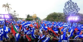 Así se vivió en Nicaragua el Canto por la Paz y el Cariño