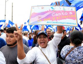 Así se vivió en Nicaragua el Canto por la Paz y el Cariño