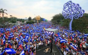 Así se vivió en Nicaragua el Canto por la Paz y el Cariño