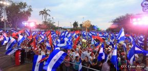 Así se vivió en Nicaragua el Canto por la Paz y el Cariño