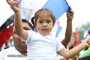 Así se vivió en Nicaragua el Canto por la Paz y el Cariño