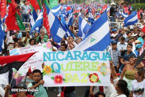 Así se vivió en Nicaragua el Canto por la Paz y el Cariño