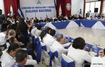 Inicia diálogo nacional para la paz en Nicaragua